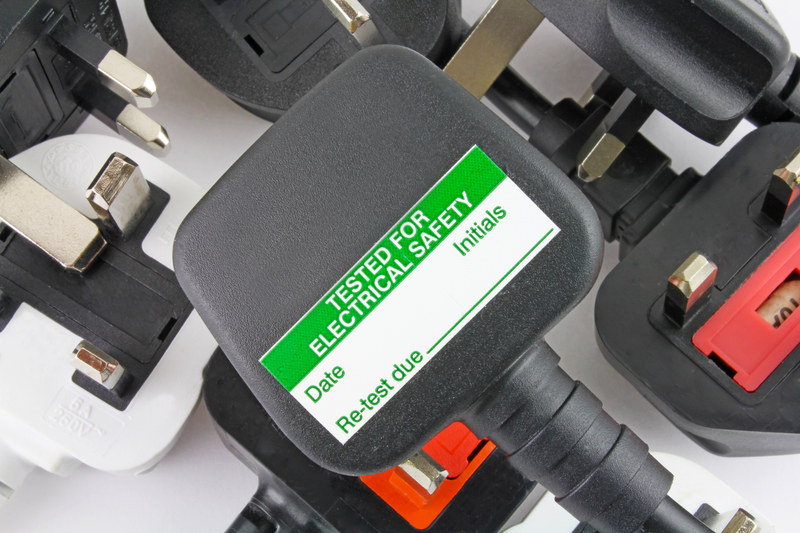 Plug with PAT test sticker